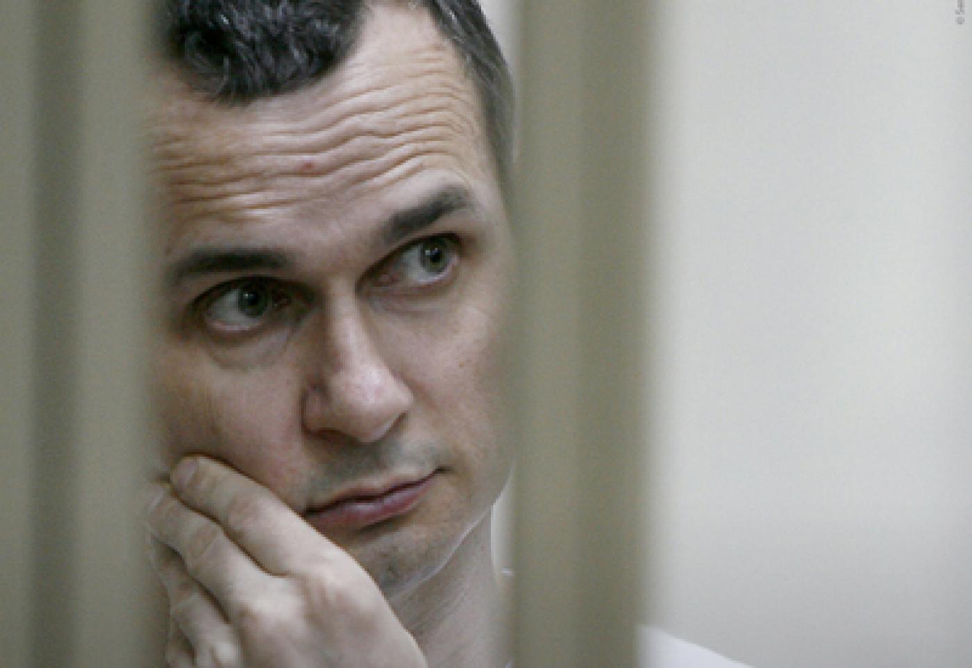 Le cinéaste ukrainien Oleg Sentsov, lauréat du prix Sakharov 2018