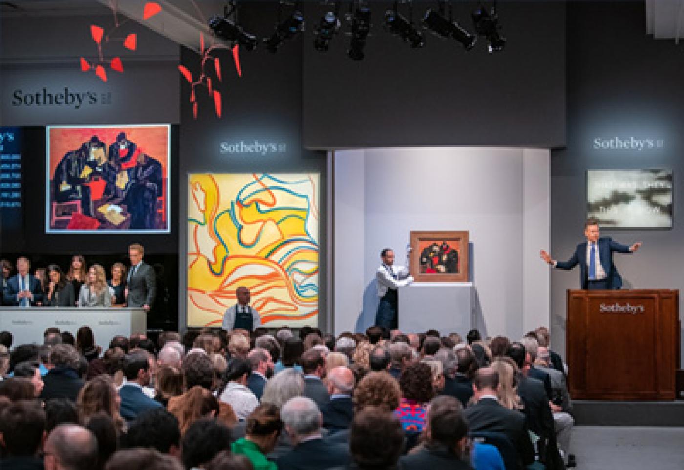 Des ventes d'art contemporain solides chez Sotheby's à New York