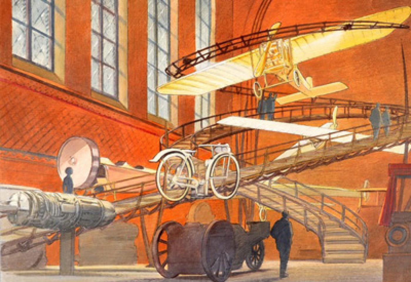 Le musée des Arts et Métiers reçoit 12 dessins de François Schuiten