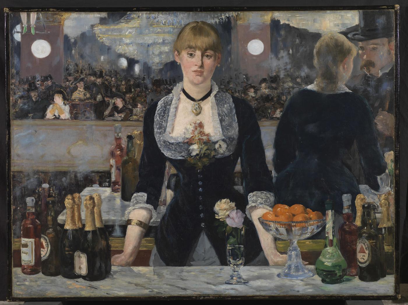 Edouard Manet, "Bar aux Folies-Bergère", 1882.