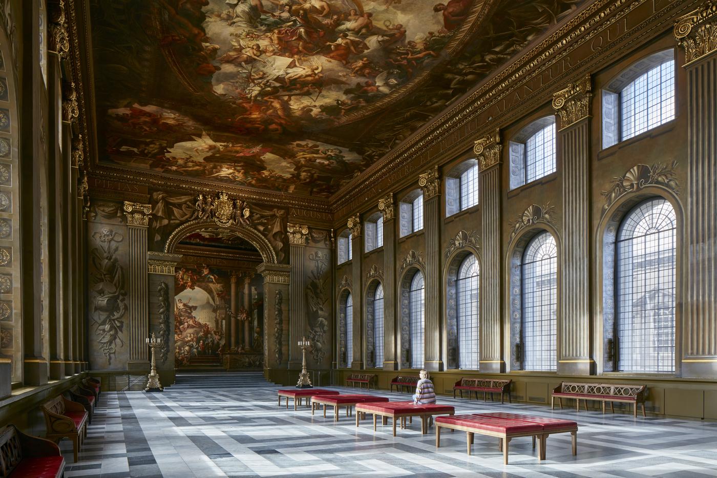 Renaissance des fresques du Naval College