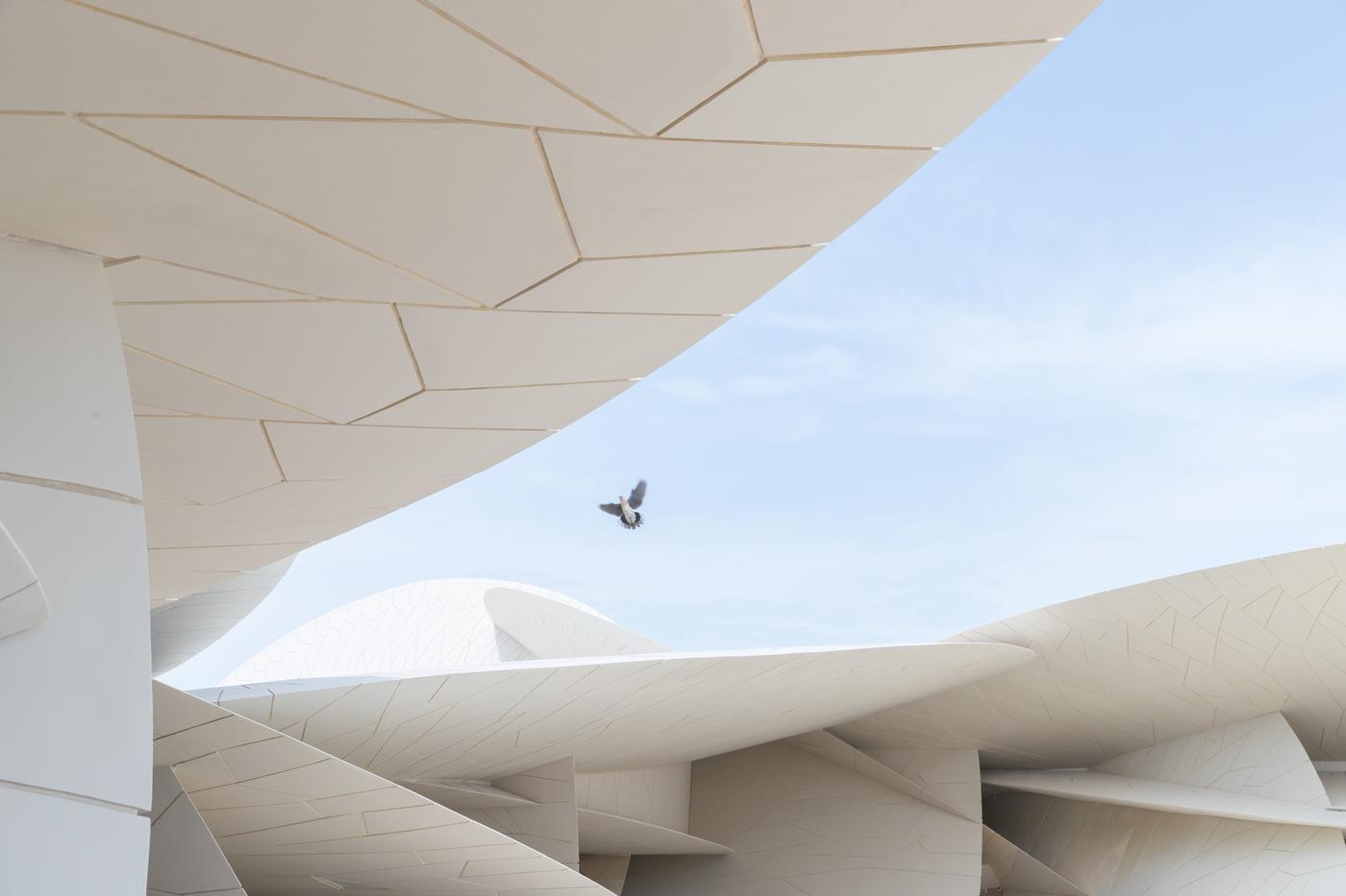 Vue du futur musée national du Qatar, dessiné par les Ateliers Jean Nouvel.