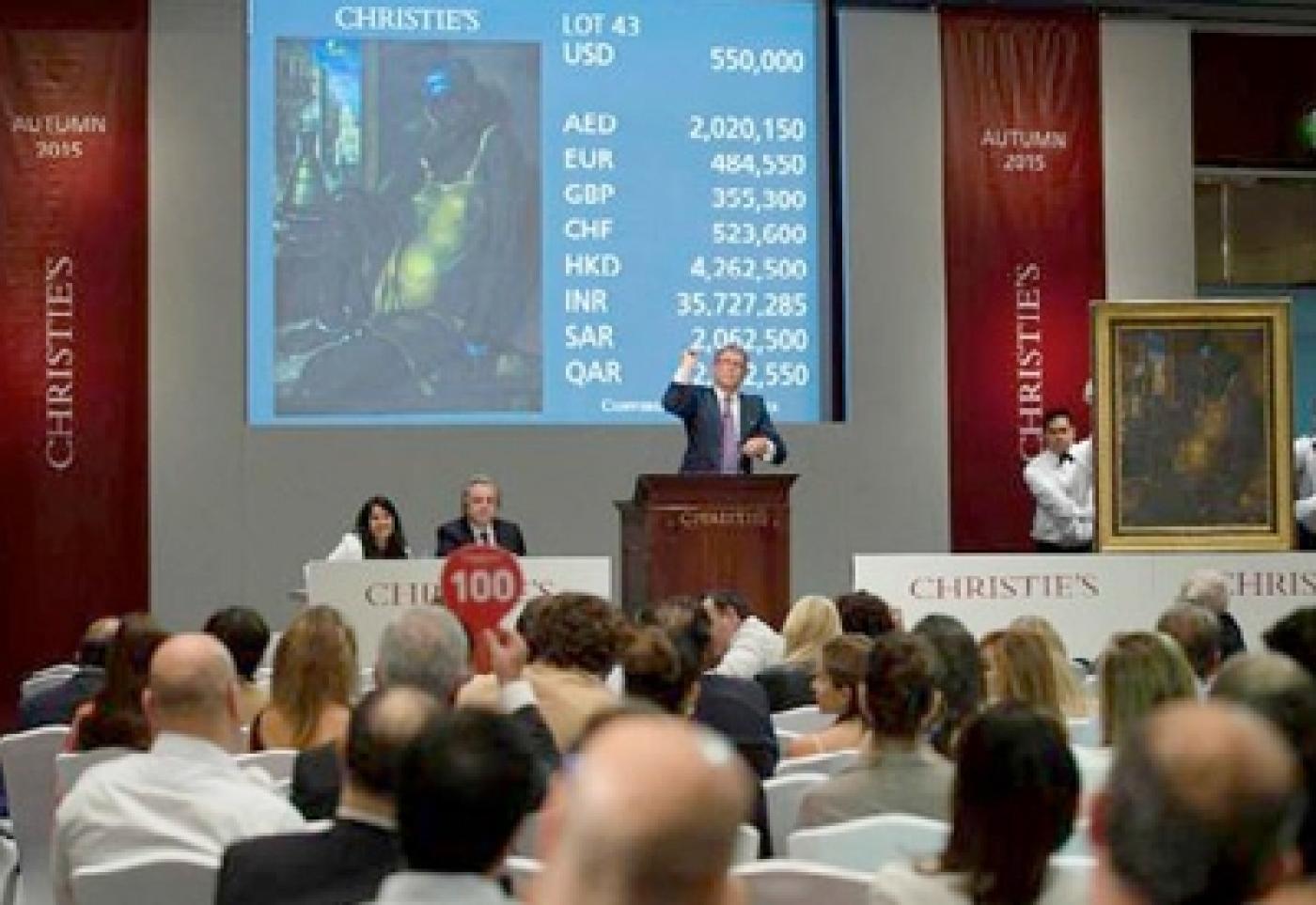 Succès pour les artistes du Moyen-Orient chez Christie’s à Dubaï