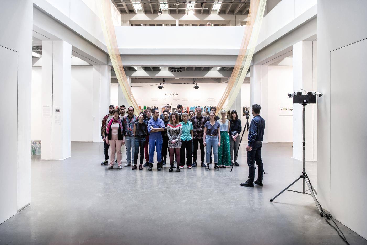 A Performance Affair, The Panopticon Edition, septembre 2018 à Brussels Gallery Weekend Vanderborght Building, Bruxelles.