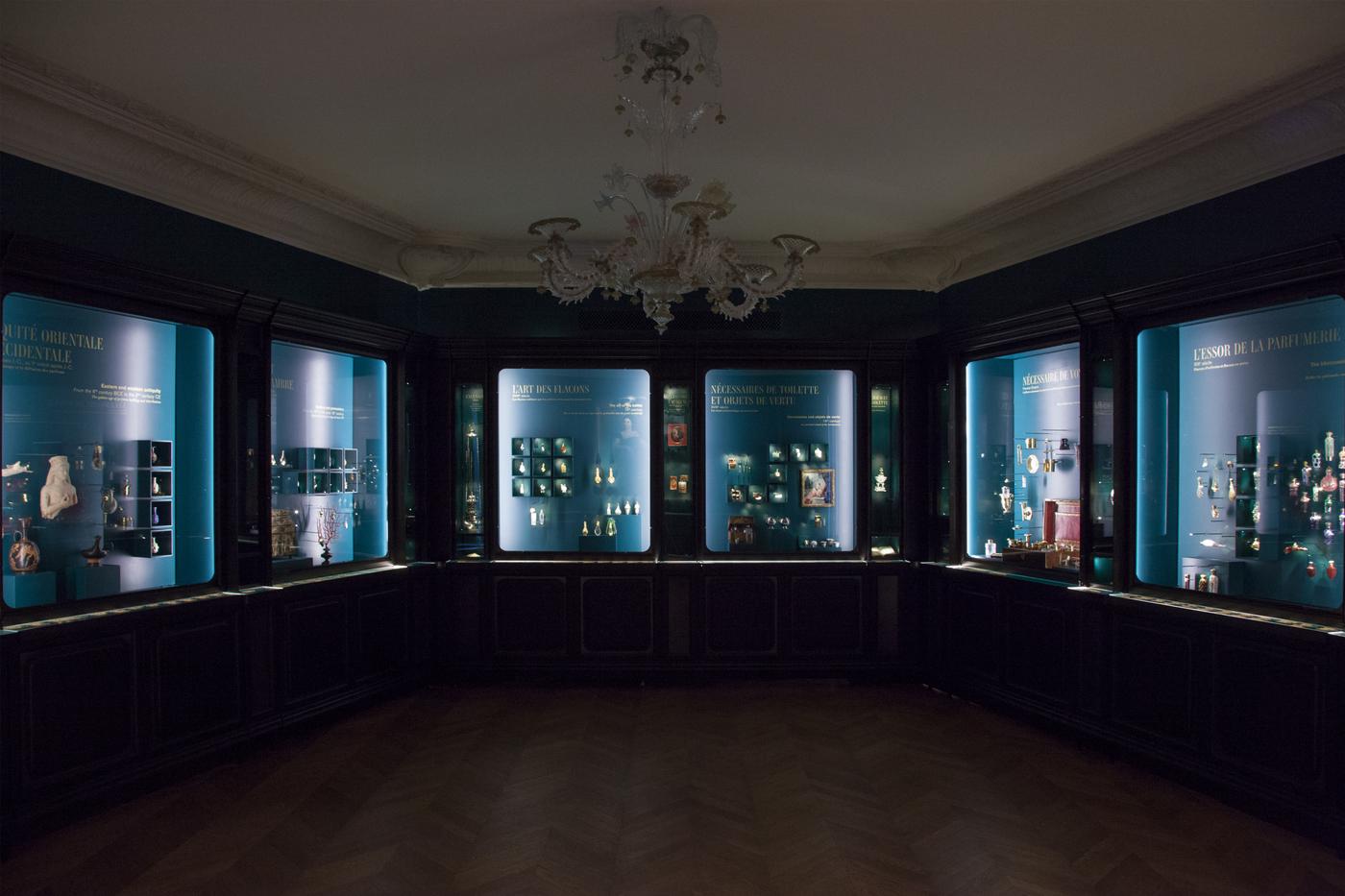 Vue des nouveaux espaces du musée du Parfum Fragonard.