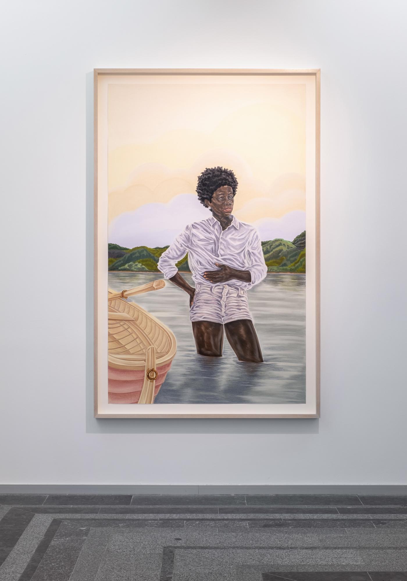 Toyin Ojih Odutola, By Her Design, 2017.