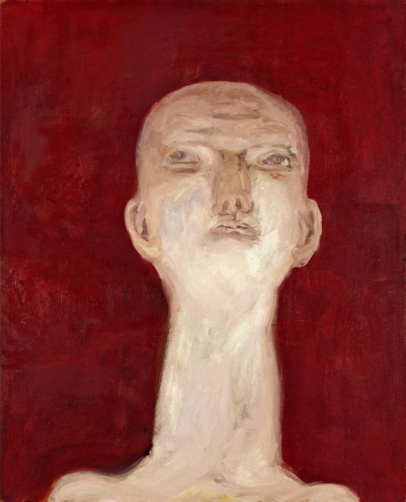 Georg Baselitz, Idol (Ernst Neijswestnij), 1964, huile sur toile, 162 x 130 cm.
Coll. MKM Museum Küppersmühle für Moderne Kunst, Duisburg.