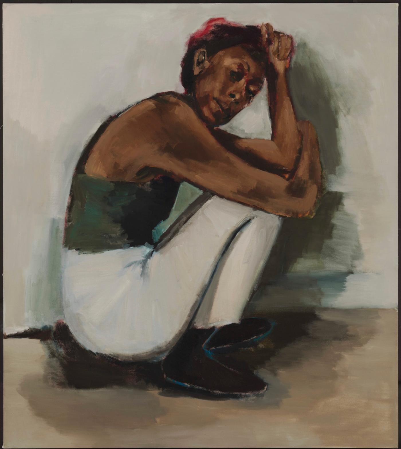 Pavillon GHANA
Lynette Yiadom-Boakye, Radical Trysts, 2018, huile sur lin, 180 x 160 cm.