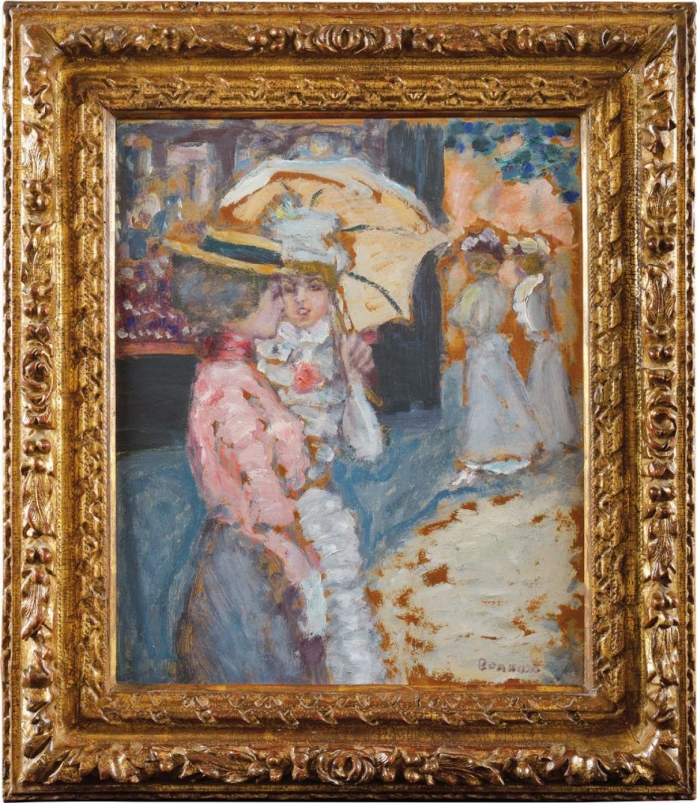 Pierre Bonnard, La Promenade, 1900, vendu 790 000 euros par Osenat Fontainebleau en 2015.