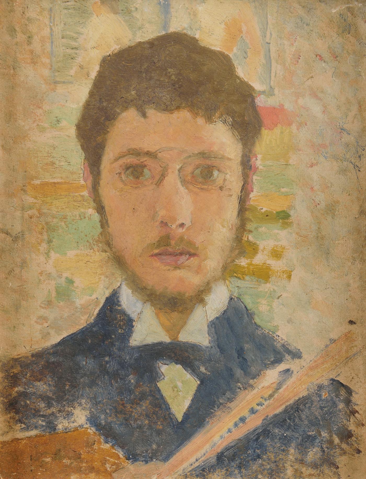 Pierre Bonnard, Autoportrait 1889, vendu 780 000 euros par Osenat Fontainebleau en 2015.