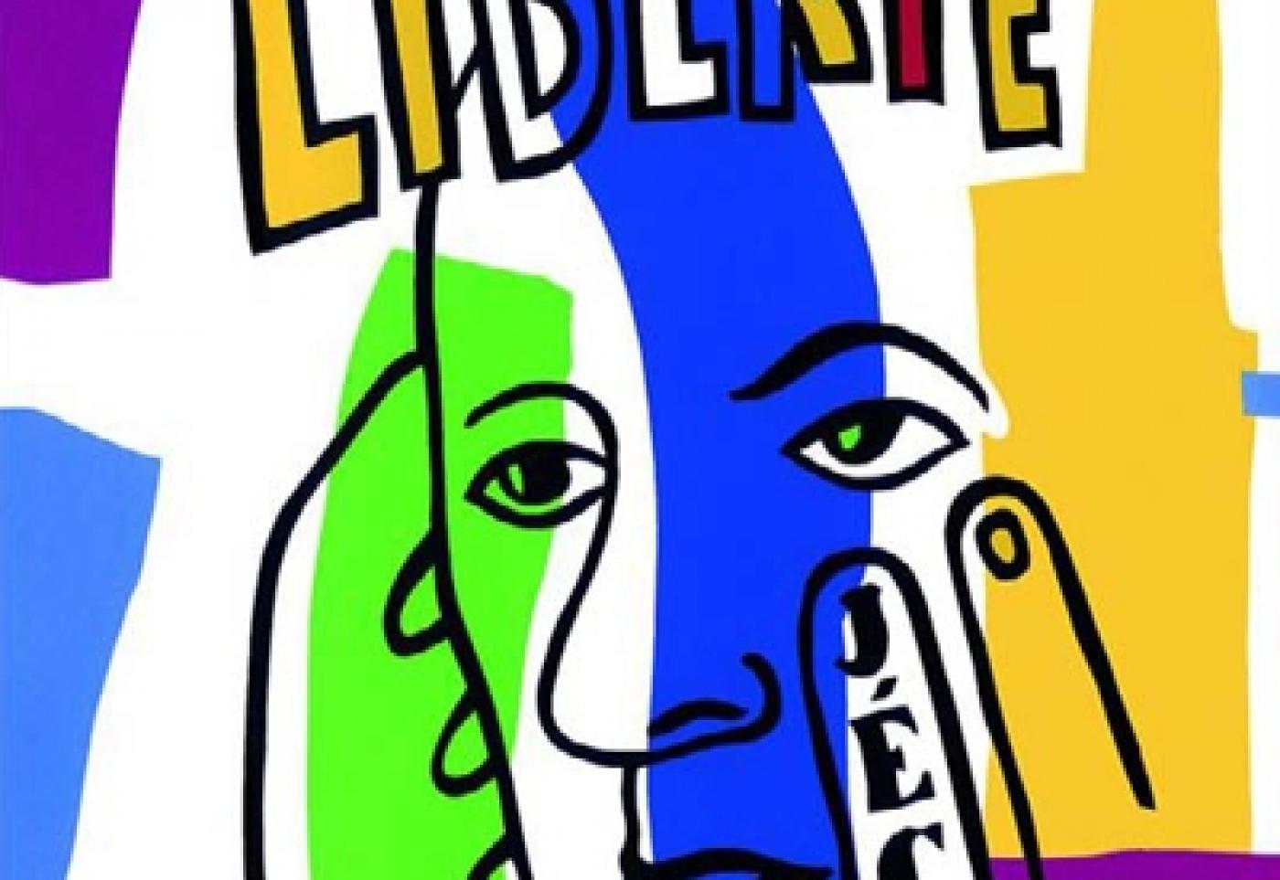 « Liberté, j’écris ton nom » s’affiche sur le Centre Pompidou