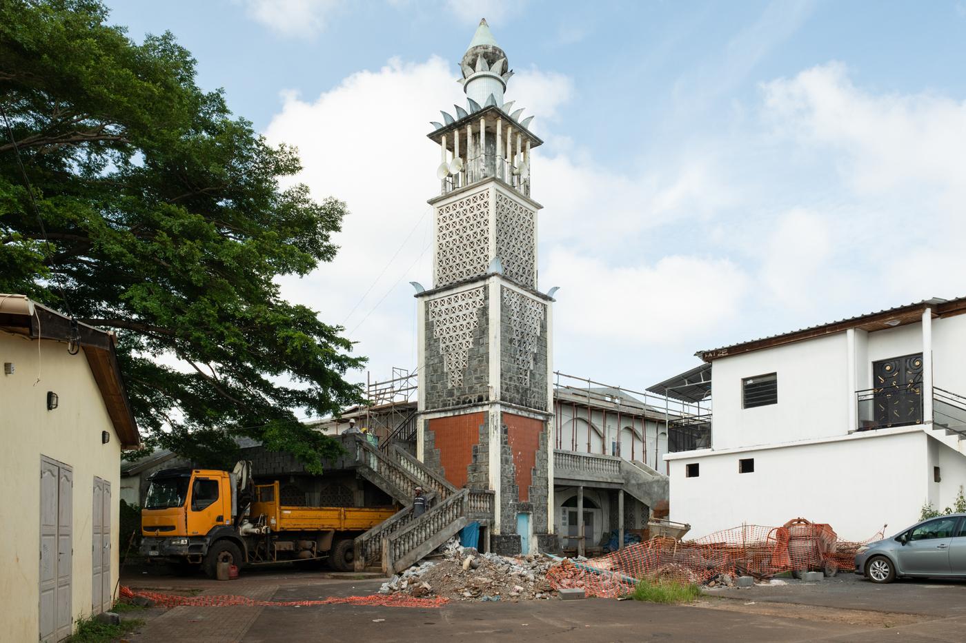 Mosquée de Tsigoni à Mayotte, sélectionnée parmi les 103 nouveaux sites qui constituent la deuxième édition de la Mission Patrimoine en péril.