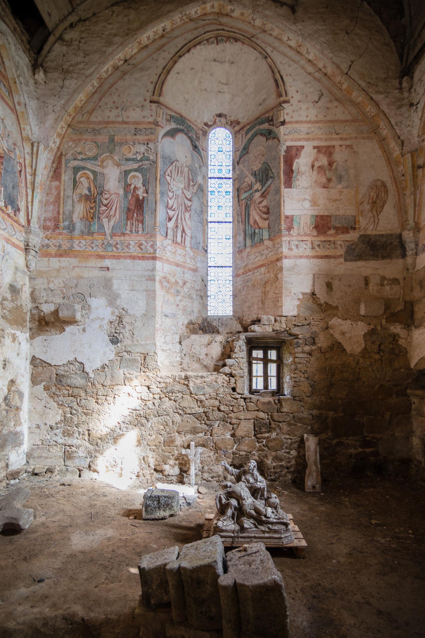 Ancienne Commanderie templière de Lavaufranche en Creuse, sélectionnée parmi les 103 nouveaux sites qui constituent la deuxième édition de la Mission Patrimoine en péril.