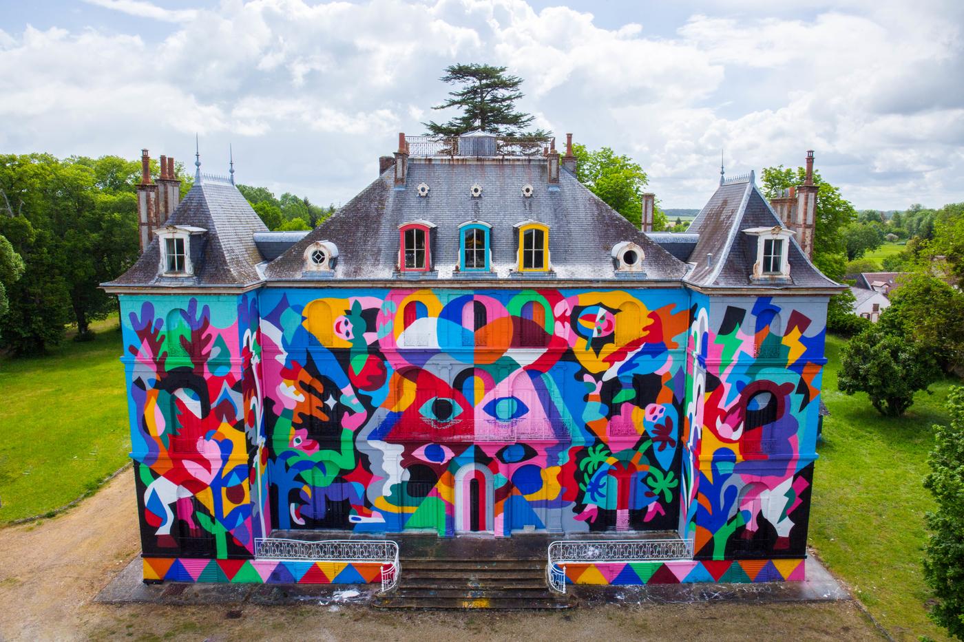 Le street art goûte à la vie de château 