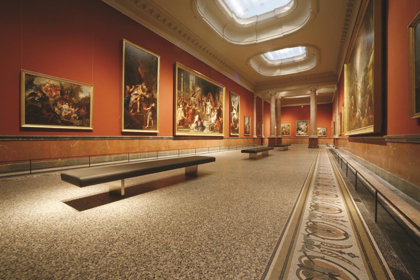 La galerie des Colonnes au Musée Fabre de Montpellier.