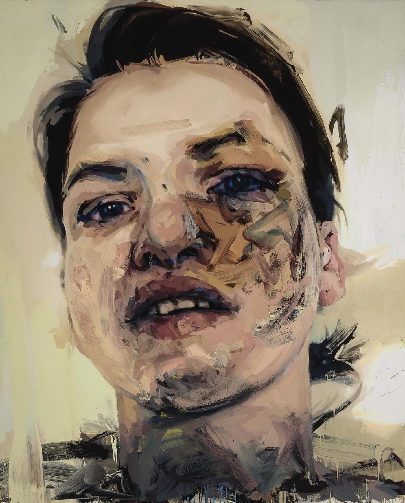 Jenny Saville, Shadow Head, 2007, estimé 3 000 000 - 5 000 000 livres et mis en vente par Sotheby's Londres.