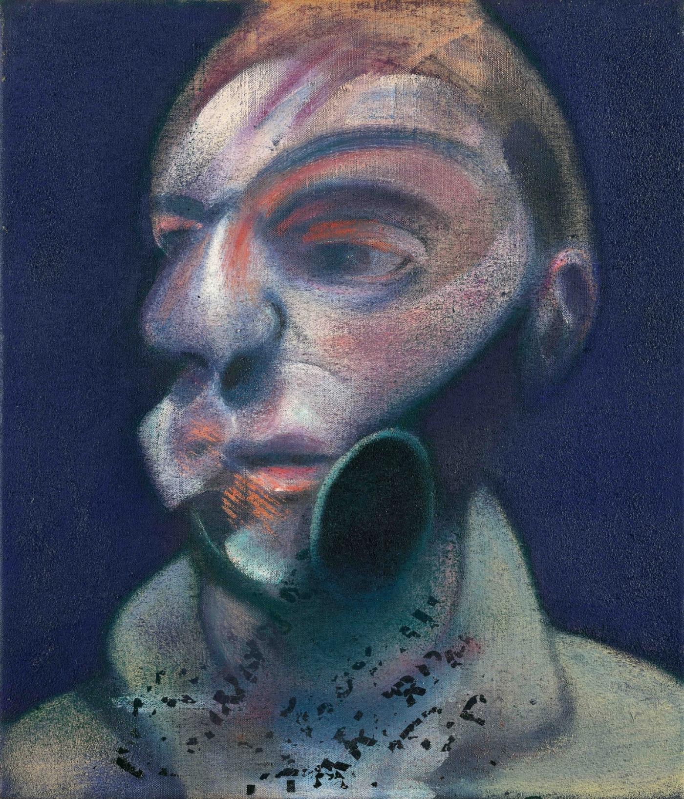 Francis Bacon, Auto-portrait, 1975, estimé 15 000 000 - 20 000 000 livres et mis en vente par Sotheby's Londres.