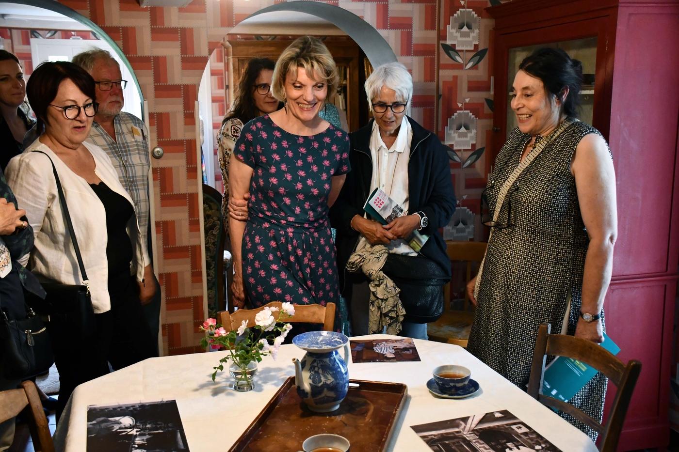 Inauguration de la maison d’Alexandra David-Néel pour sa réouverture.