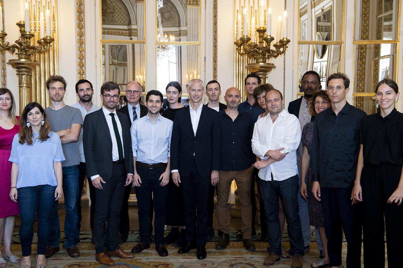 Promotion 2019-2020 des pensionnaires de l’Académie de France à Rome – Villa Médicis.