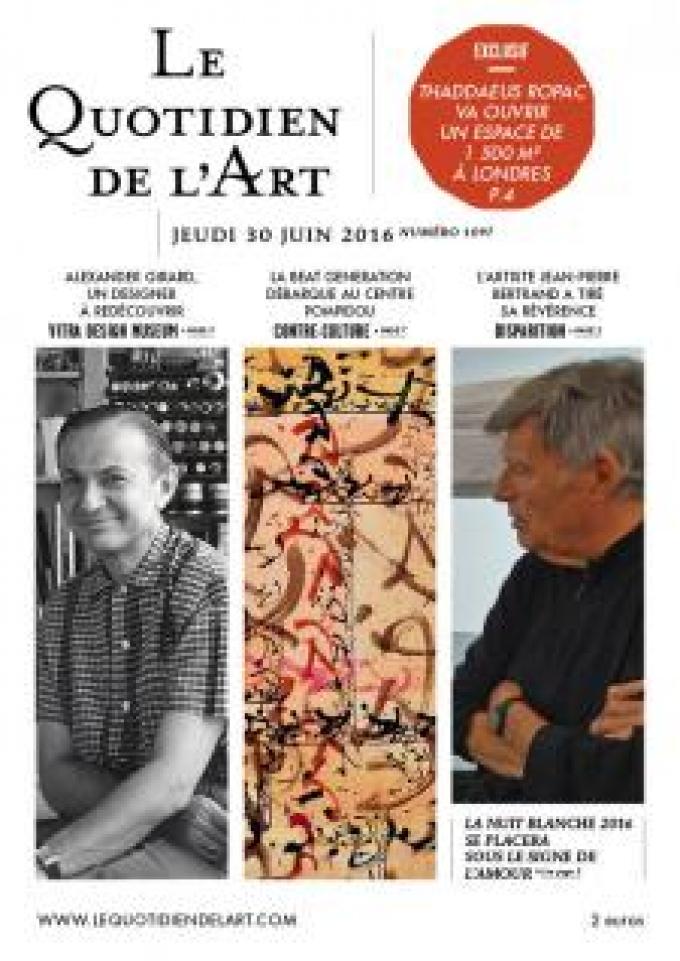 L’artiste Jean-Pierre Bertrand a tiré sa révérence