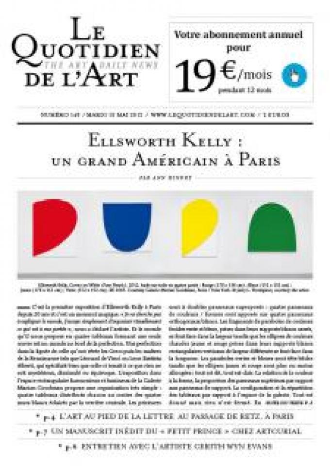 Ellsworth Kelly, un grand Américain à Paris