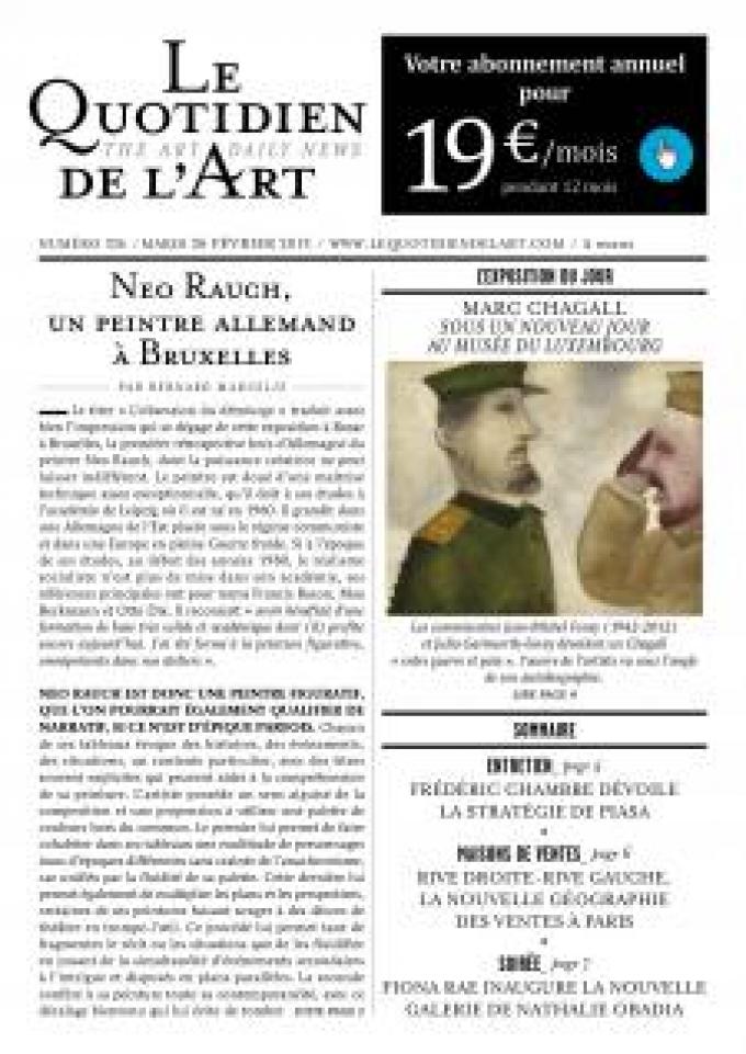 Neo Rauch, un peintre allemand à Bruxelles