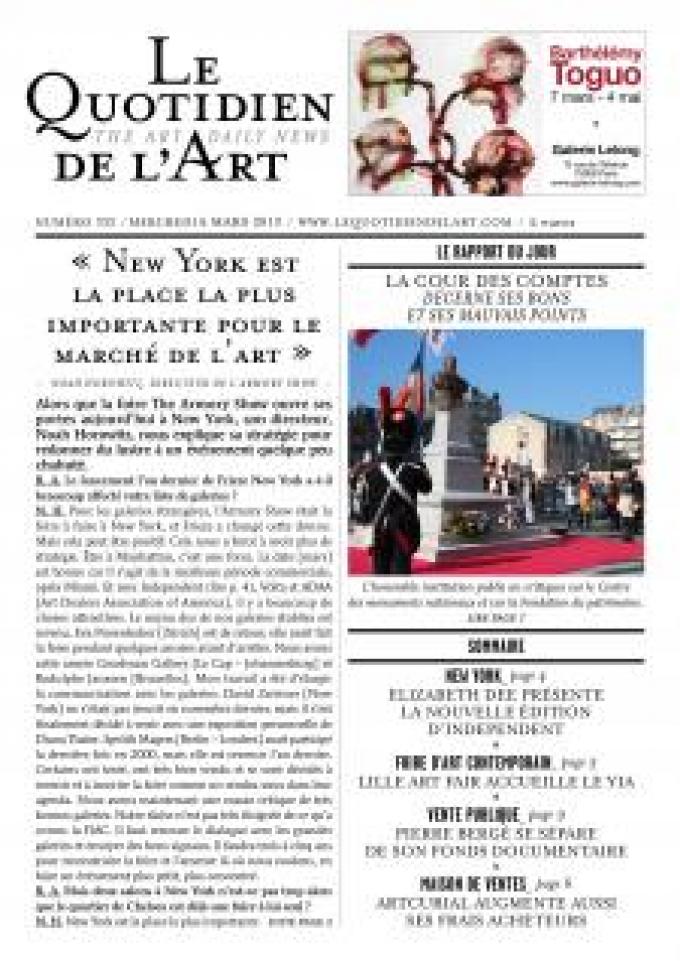 « New York est la place la plus importante pour le marché de l'art »