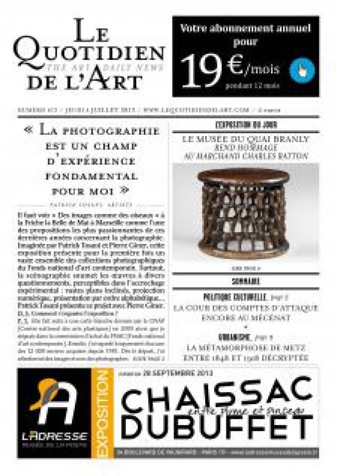 « La photographie est un champ d'expérience fondamental pour moi »