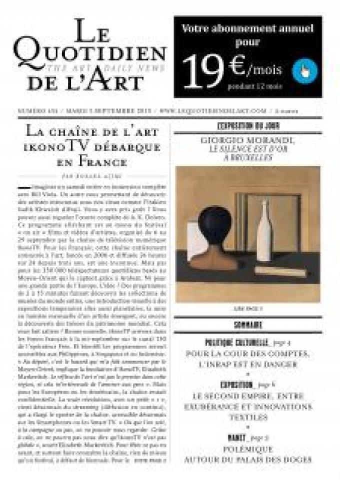 Giorgio Morandi, le silence est d'or