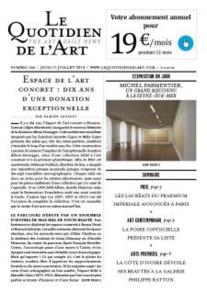 Espace de l'art concret : dix ans d'une donation exceptionnelle